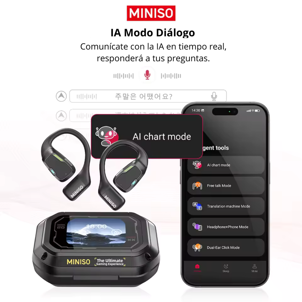 Auriculares Bluetooth Traductores Varios Idiomas