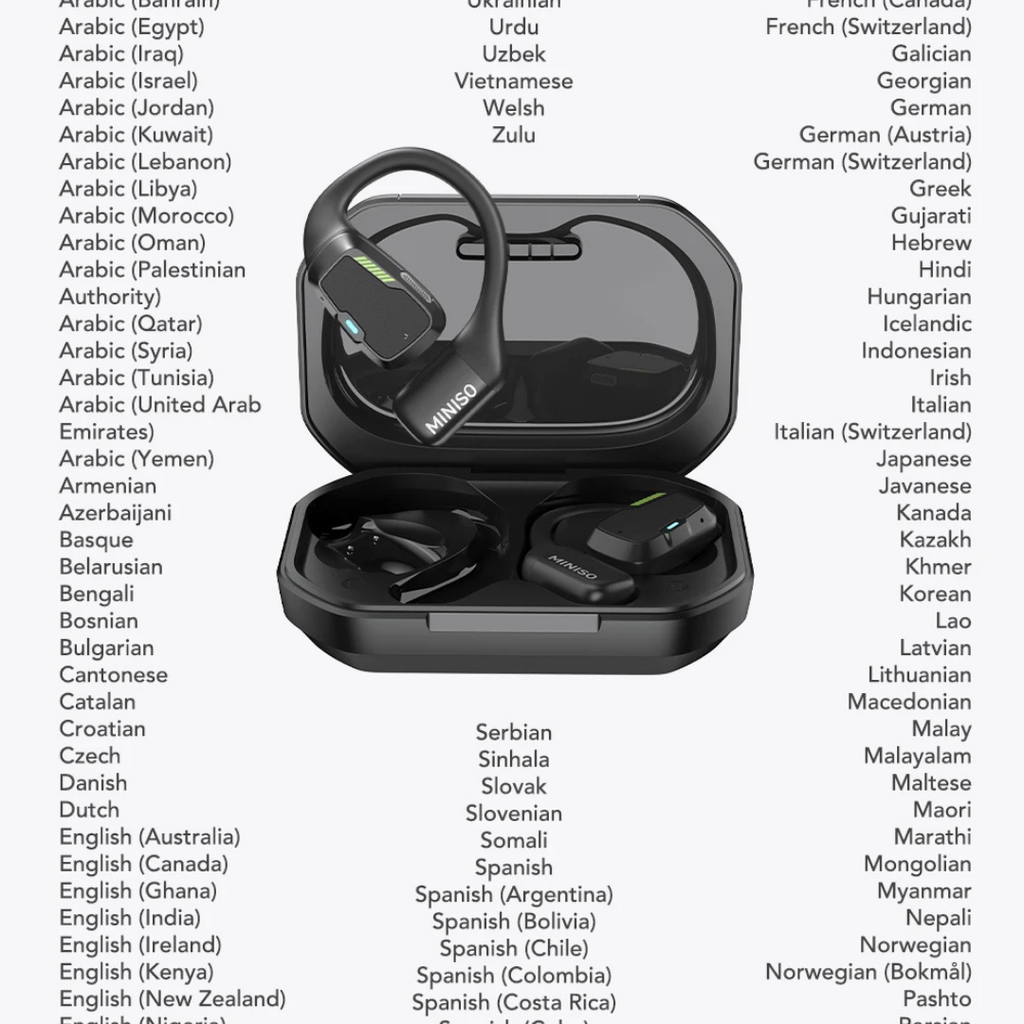 Auriculares Bluetooth Traductores Varios Idiomas