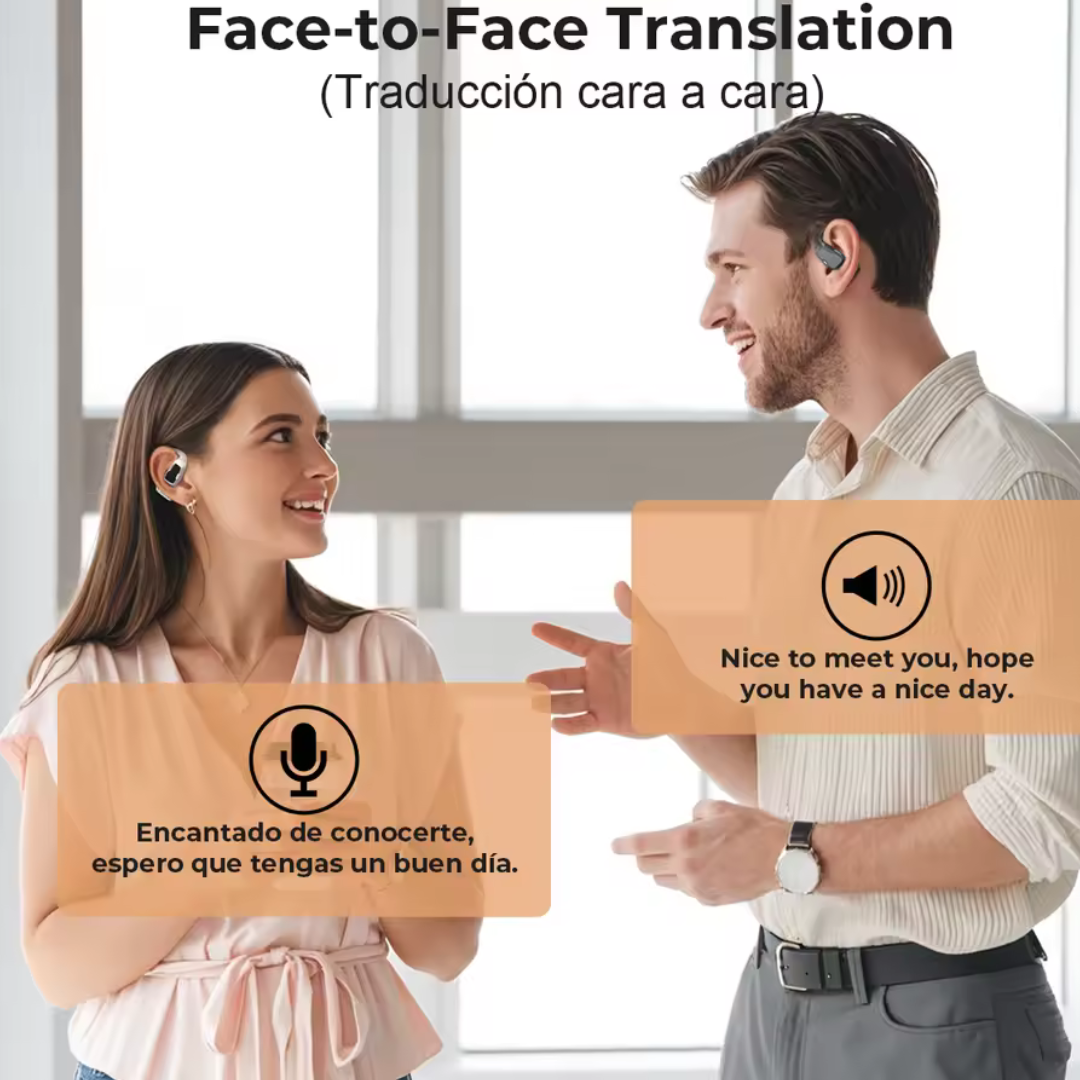 Auriculares Bluetooth Traductores Varios Idiomas